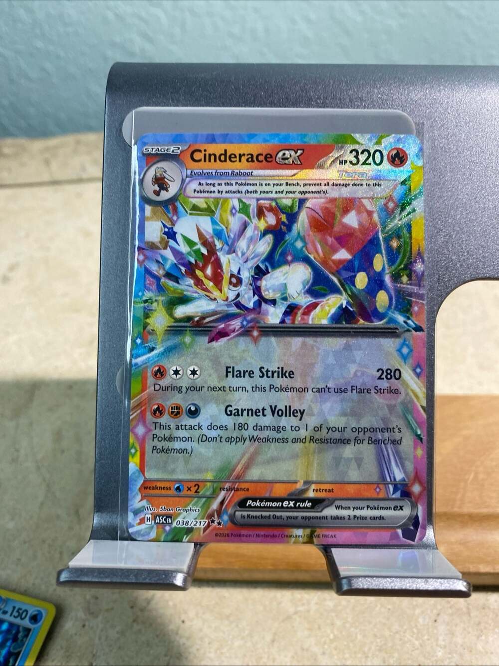 Cinderace ex 038/217 Pokémon TCG